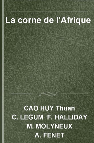 ﻿شاخ آفریقا: مسائل ملی و سیاست بین المللی