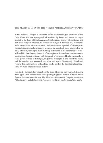 ﻿باستان شناسی دشت های بزرگ آمریکای شمالی