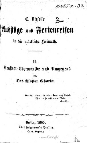 ﻿Neustadt-Eberswalde و منطقه اطراف و صومعه Chorin