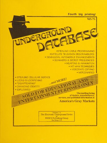 ﻿پایگاه داده زیرزمینی (The Electronic Underground، جلد 1)