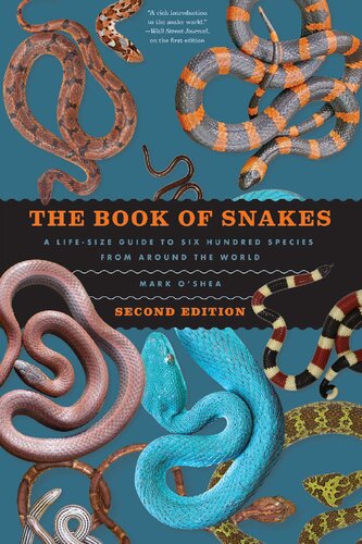 ﻿کتاب مارها: راهنمای اندازه واقعی ششصد گونه از سراسر جهان