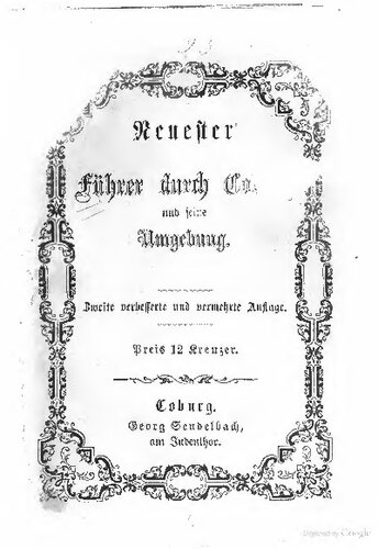 ﻿آخرین راهنمای کوبورگ و اطراف آن