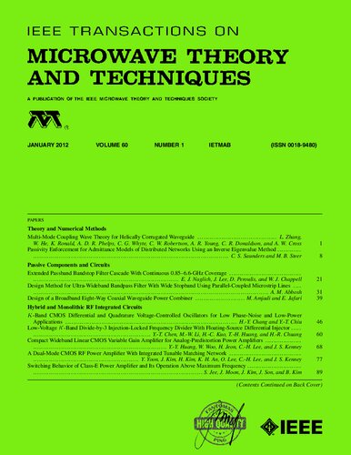 ﻿IEEE MTT-V060-I01 (01-2012)