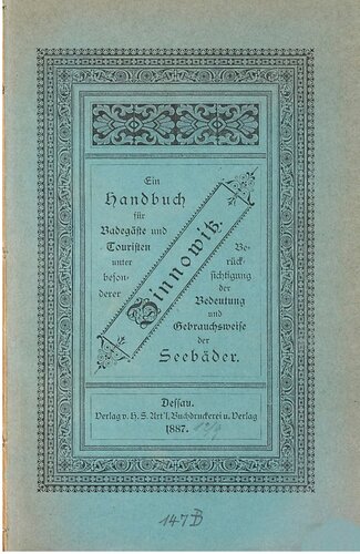 ﻿Zinnowith: کتاب راهنمای حمام‌کنندگان و گردشگران با توجه ویژه به اهمیت و استفاده از استراحتگاه‌های ساحلی