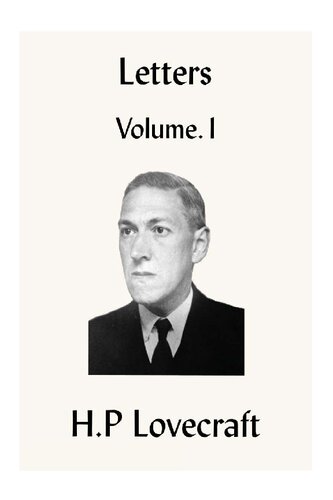 ﻿نامه های H.P Lovecraft (جلد 1)