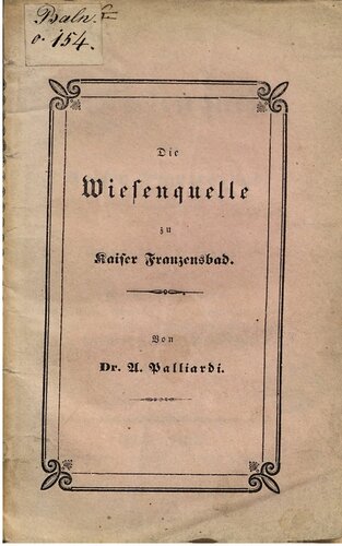 ﻿چشمه چمنزار در Kaiser Franzensbad