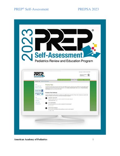 ﻿بررسی 2023 PREP Self-Assessment General Pediatrics