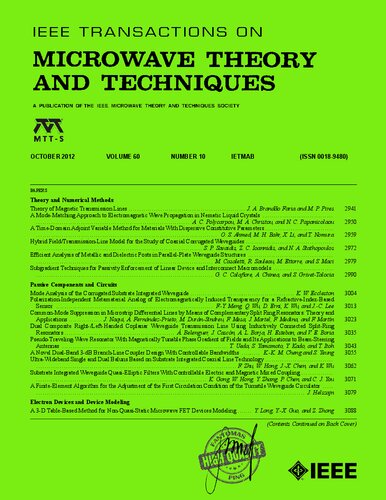 ﻿IEEE MTT-V060-I10 (2012-10)