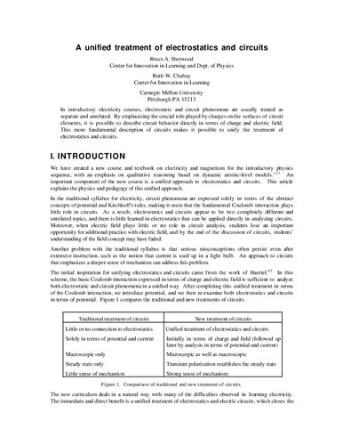 ﻿درمان یکپارچه الکترواستاتیک و مدارها