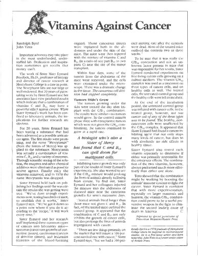 ﻿Eymard Poydock PhD: ویتامین C و ویتامین B12 برای سرطان