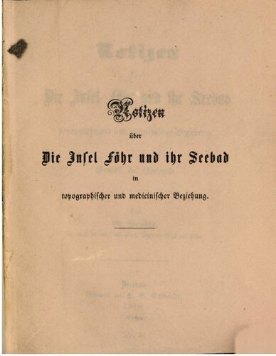 ﻿نکاتی در مورد جزیره فوهر و استراحتگاه ساحلی آن از نظر توپوگرافی و پزشکی