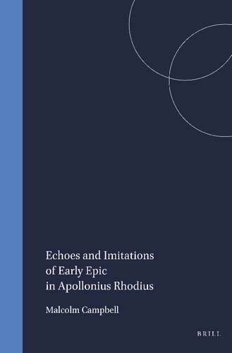 ﻿پژواک و تقلید از حماسه اولیه در آپولونیوس رودیوس