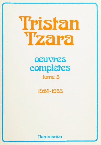 ﻿آثار کامل: جلد 5: 1924-1963