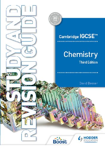 ﻿راهنمای مطالعه و بازبینی شیمی کمبریج IGCSE™ ویرایش سوم: گروه آموزش هودر