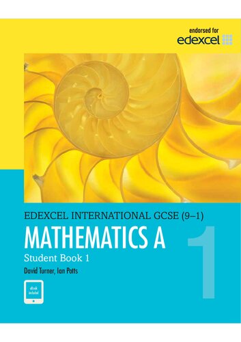 ﻿Pearson Edexcel International GCSE (9-1) Mathematics A Student Book 1