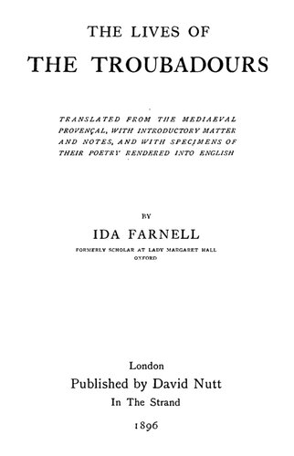 ﻿زندگی Troubadours