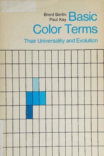 ﻿اصطلاحات اصلی رنگ: جهانی بودن و تکامل آنها