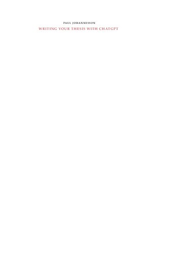 ﻿نوشتن پایان نامه با ChatGPT: تحقیق، بورس تحصیلی و نگارش دانشگاهی در عصر هوش مصنوعی مولد