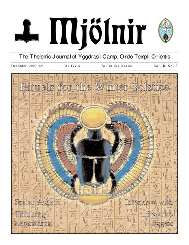 ﻿Mjölnir: Thelemic Journal of Yggdrasil Camp, Ordo Templi Orientis: Vol. 2، شماره 3