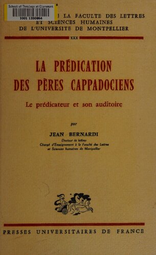 ﻿موعظه پدران کاپادوکیه. واعظ و مخاطبانش