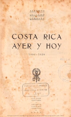 ﻿کاستاریکا دیروز و امروز 1800-1939