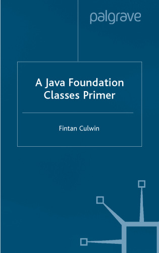 ﻿A Java Foundation Classes Primer