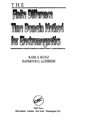 ﻿روش دامنه زمان تفاضل محدود برای الکترومغناطیسی