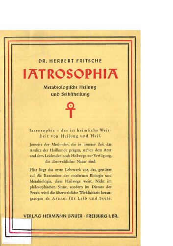 ﻿ایاتروسوفیا درمان متابولوژیکی و خود درمانی