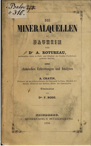 ﻿چشمه های معدنی در ناوهیم