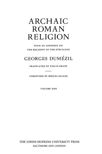 ﻿دین روم باستانی: با پیوستی در مورد دین اتروسک ها