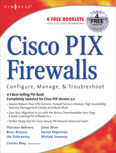 ﻿فایروال های Cisco PIX: پیکربندی، مدیریت و عیب یابی