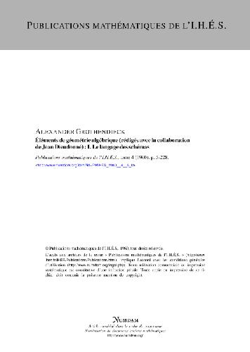 EGA I: زبان طرحواره ها