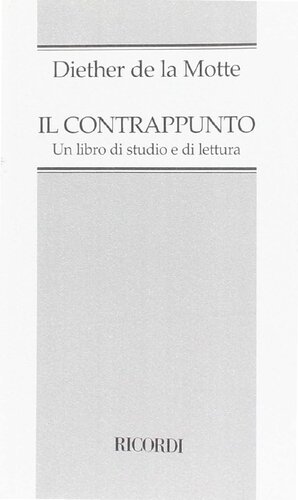 ﻿Il contrappunto Un libro da leggere e da studiare