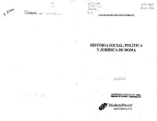 ﻿تاریخ اجتماعی، سیاسی و حقوقی رم