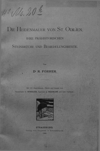 ﻿دیوار بت‌های سنت اودیلین، معادن و سکونتگاه‌های ماقبل تاریخ آن باقی مانده است