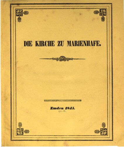 ﻿کلیسای قدیمی در مارینهاف در شرق فریزیا