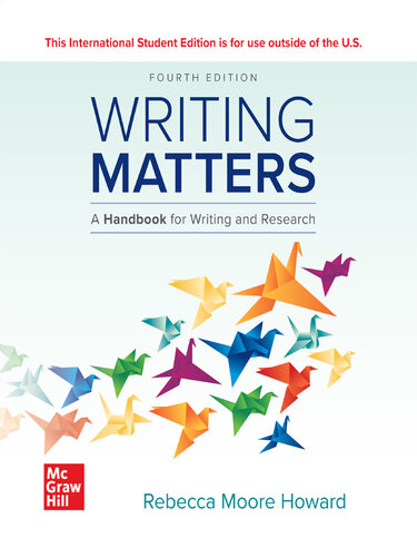 ﻿ISE Writing Matters: A Handbook for Writing and Research (نسخه جامع همراه با تمرینات) (ISE HED COMPOSITION)