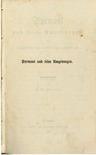 ﻿پیرمونت و اطراف آن در توصیفات تاریخی و منظره