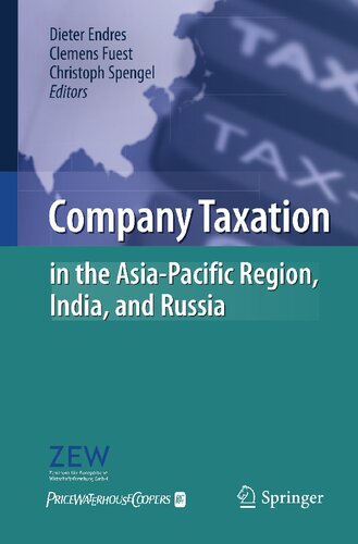 ﻿مالیات شرکت ها در منطقه آسیا و اقیانوسیه، هند و روسیه