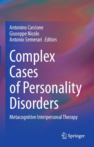 ﻿موارد پیچیده اختلالات شخصیت: درمان بین فردی فراشناختی