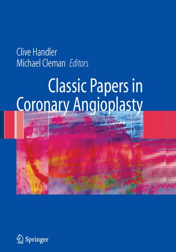 ﻿مقالات کلاسیک در آنژیوپلاستی عروق کرونر