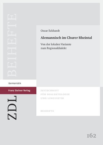 ﻿Alemannic در دره Chur Rhine: از نوع محلی تا گویش منطقه ای