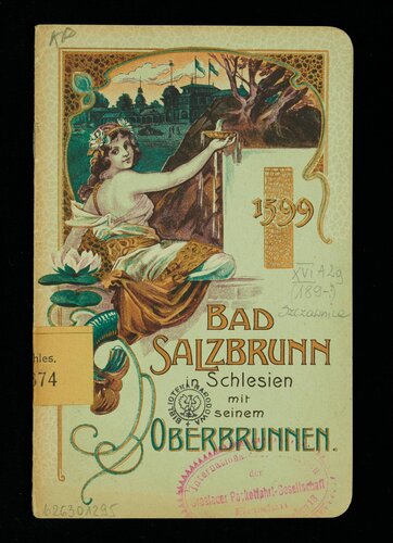 ﻿Bad Salzbrunn Silesia با فواره بالایی