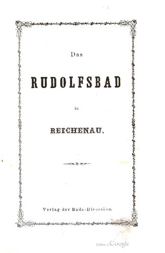 ﻿رودلفسباد آسایشگاه آب سرد توسط برادران Waissnix در Reichenau در نزدیکی وین اداره می شود