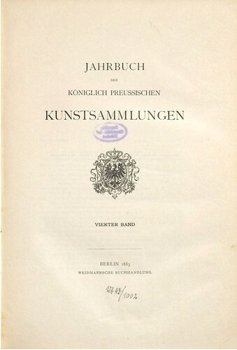 ﻿سالنامه مجموعه های هنری سلطنتی پروس