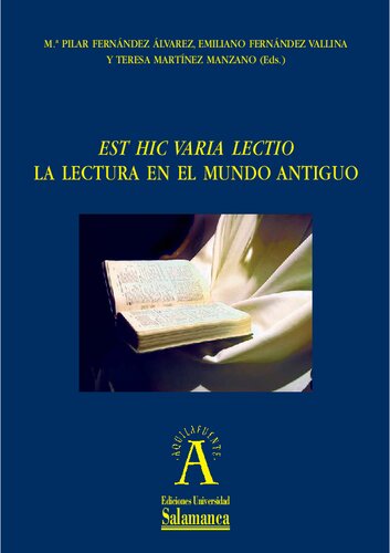 ﻿«Est hic varia lectio»: خواندن در جهان باستان. (Aquilafuente) (نسخه اسپانیایی)