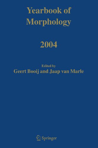 ﻿سالنامه مورفولوژی 2004