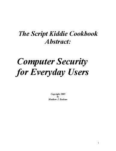 ﻿خلاصه کتاب کتاب آشپزی اسکریپت کیدی: امنیت رایانه برای کاربران روزمره