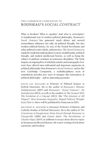 ﻿همنشین کمبریج برای قرارداد اجتماعی روسو (اصحاب کمبریج به فلسفه)