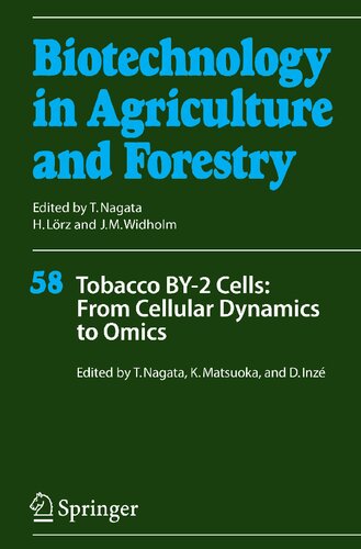﻿Tobacco BY-2 Cells: from Cellular Dynamics تا Omics